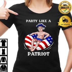 George Washington 4Th Of July Usa Patrio T-Shirt