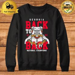 Georgia Back To Back National Champions 21 22 Sweatshirt