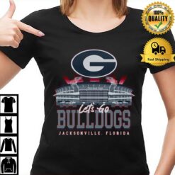 Georgia Bulldogs 2022 Football Rivalry Let'S Go Jacksonville Florida T-Shirt