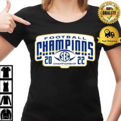 Georgia Bulldogs 2022 Sec Conference Champions Locker Room T-Shirt