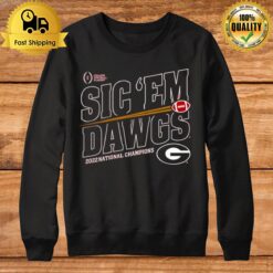 Georgia Bulldogs 2022 Sec Football Conference Champions Recap T Sweatshirt