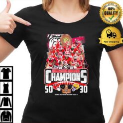 Georgia Bulldogs 2022 Southeastern Conference Champions 50 30 Lsu Tigers T-Shirt