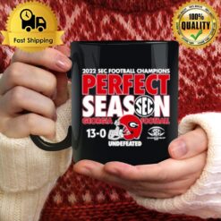 Georgia Bulldogs 2022 Uga Sec Champions Perfect Season Mug