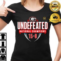 Georgia Bulldogs 2022 Undefeated National Champions T-Shirt