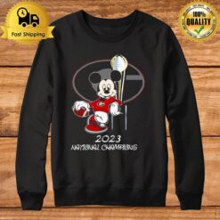 Georgia Bulldogs 2023 National Championship Mickey Mouse Champions Sweatshirt