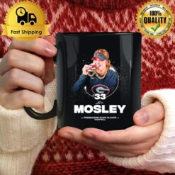 Georgia Bulldogs 33 Mosley Preseason D100 Player Softball Mug