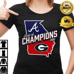 Georgia Bulldogs And Atlanta Braves Champions T-Shirt