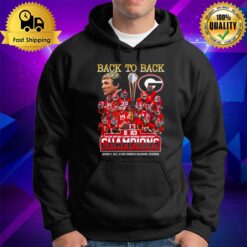 Georgia Bulldogs Back To Back 2023 College Football Playoff National Championship Champions Hoodie