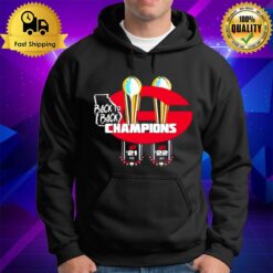 Georgia Bulldogs Back To Back Champions Uga'21 And 22 Score Hoodie