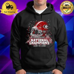 Georgia Bulldogs Back To Back College Football Playoff National Champions Confetti Helme Hoodie