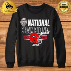 Georgia Bulldogs Back To Back Football Playoff National Champions Sweatshirt