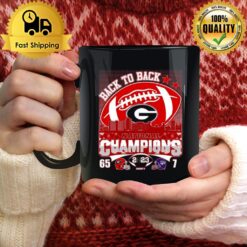 Georgia Bulldogs Back To Back National Champions 65 7 City 2023 Mug