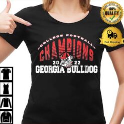 Georgia Bulldogs College Football 2022 Champions T-Shirt