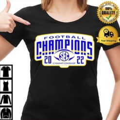 Georgia Bulldogs Football Champions 2022 Sec Conference Championship T-Shirt