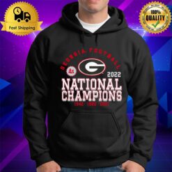 Georgia Bulldogs Four Time College Football National Champions 2023 Hoodie