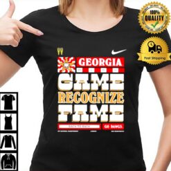 Georgia Bulldogs Game Recognize Fame Back To Back Go Dawgs T-Shirt