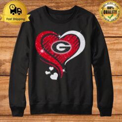 Georgia Bulldogs Heart Diamond Love 2022 Sweatshirt