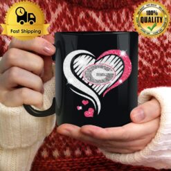 Georgia Bulldogs Heart Love Diamond Mug