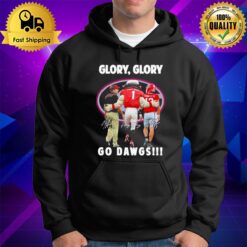 Georgia Bulldogs Kirby Smart And Hairy Dawg And Bennett Glory Glory Go Dawgs Signatures Hoodie