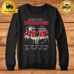 Georgia Bulldogs National Champions 2022 Signatures Sweatshirt