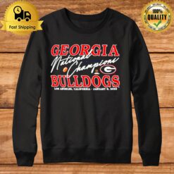 Georgia Bulldogs National Champions Los Angeles Sweatshirt