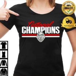 Georgia Bulldogs National Champions Script Block T-Shirt