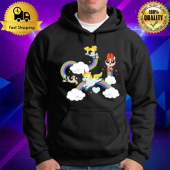 Powerpuff Girls & Donny Rainbow Pattern Hoodie