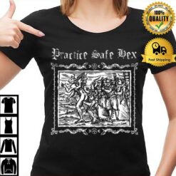 Practice Safe Hex Vintage Woodcu T-Shirt