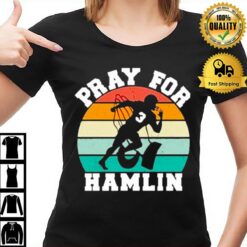 Pray For 3 Damar Hamlin Vintage T-Shirt