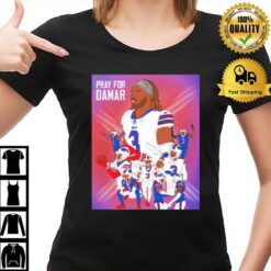 Pray For Damar 3 Buffalo Bills T-Shirt