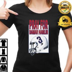 Pray For Damar Hamlin #3 Vintage Helme T-Shirt