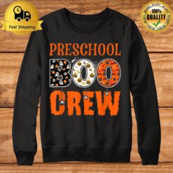 Preschool Boo Crew Pre K Preschool Teacher Student Halloween Sweatshirt