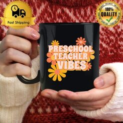 Preschool Teacher Vibes Flowers Mug