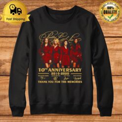 Pretty Little Liars 10Th Anniversary 2010 2020 Signatures Thank You For The Memories Sweatshirt