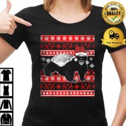 Pretty Ugly Christmas Honey Badger T-Shirt