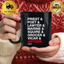 Priest Poet Lawyer Marine Squire Grocer Vicar Anyone Mug