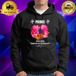 Prince 1958 - 2016 Thank You For The Memories Hoodie