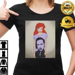 Princess Ariel Marilyn Manson Casual T-Shirt