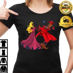 Princess Aurora And Forest Animals Sleeping Beauty T-Shirt
