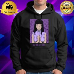 Princess Hinata Purple Graphic Naruto Shippuden Hoodie