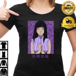 Princess Hinata Purple Graphic Naruto Shippuden T-Shirt