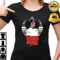 Princess Leia David Bowie Rebel Rebel T-Shirt