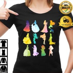 Princesses Watercolor Silhouette Classic T-Shirt