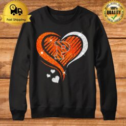 Princeton Tigers Basketball Love Heart Diamond 2023 Ncaa Sweatshirt