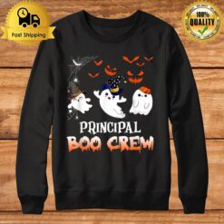 Principal Boo Crew Halloween Ghost Special Ed Teacher Sweatshirt