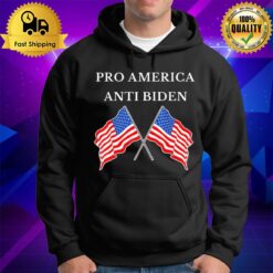 Pro America Anti Biden Anti Joe Biden American Flag Hoodie