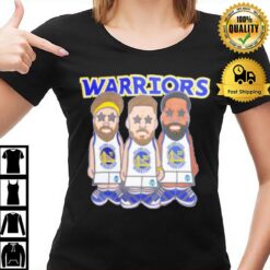 Pro Standard Steph Curry Klay Thompson And Draymond Green Golden State Warriors Multi Lineup T-Shirt
