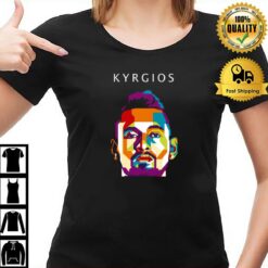 Pro Tennis Player Digital Art Nick Kyrgios T-Shirt