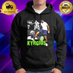 Pro Tennis Player Nick Kyrgios Retro Hoodie