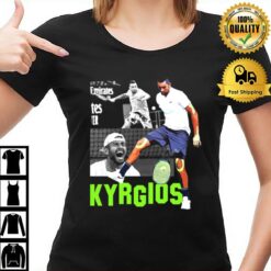 Pro Tennis Player Nick Kyrgios Retro T-Shirt